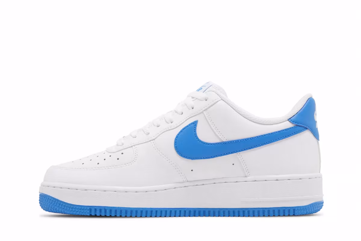 Nike Air Force 1 White Photo Blue, view 4