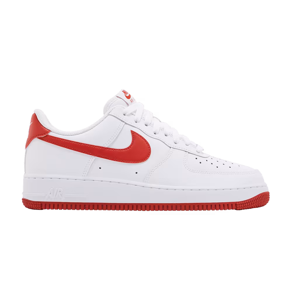 Nike Air Force 1 White Dragon Red