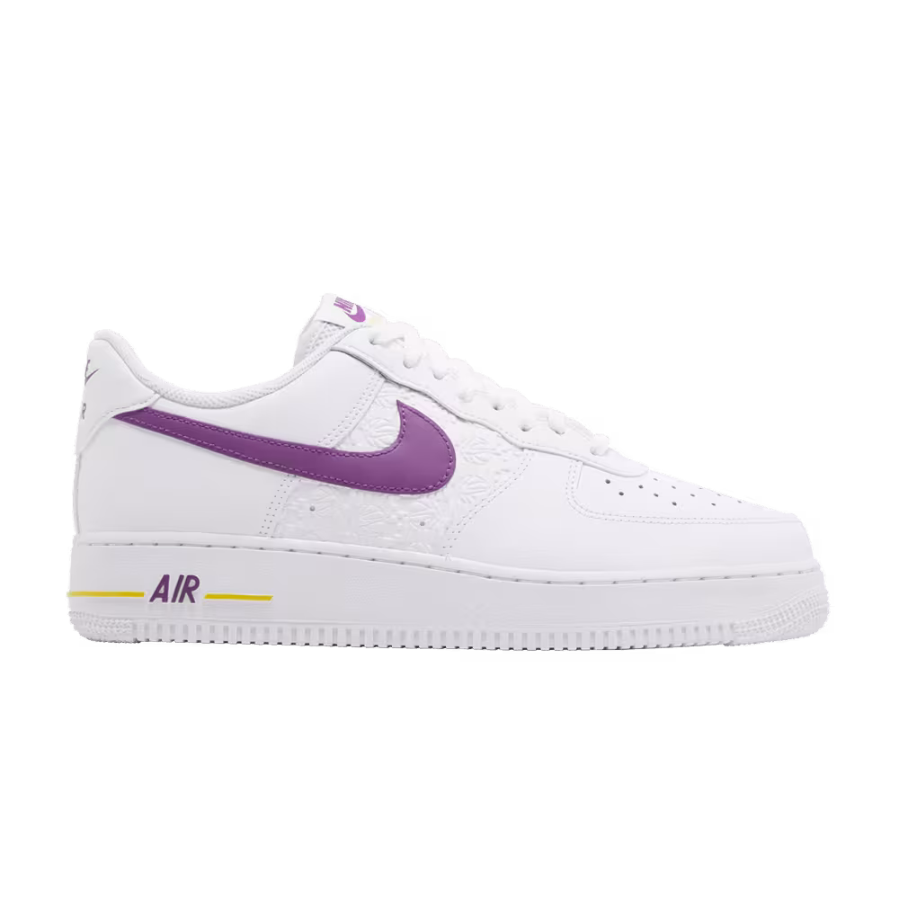 Nike Air Force 1 Embossed Hoops - Lakers