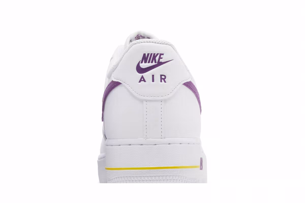 Nike Air Force 1 Embossed Hoops - Lakers, view 8