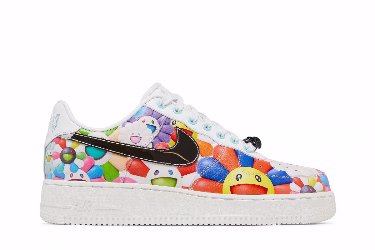 RTFKT x Takashi Murakami x Nike Air Force 1 Low Murakami Drip, view 2