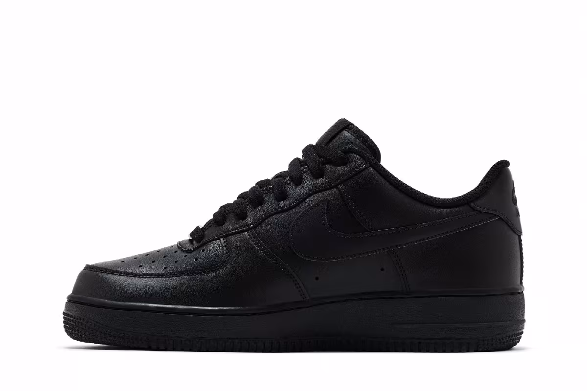 KAWS x Sky High Farm Workwear x Nike Air Force 1 Black, view 4