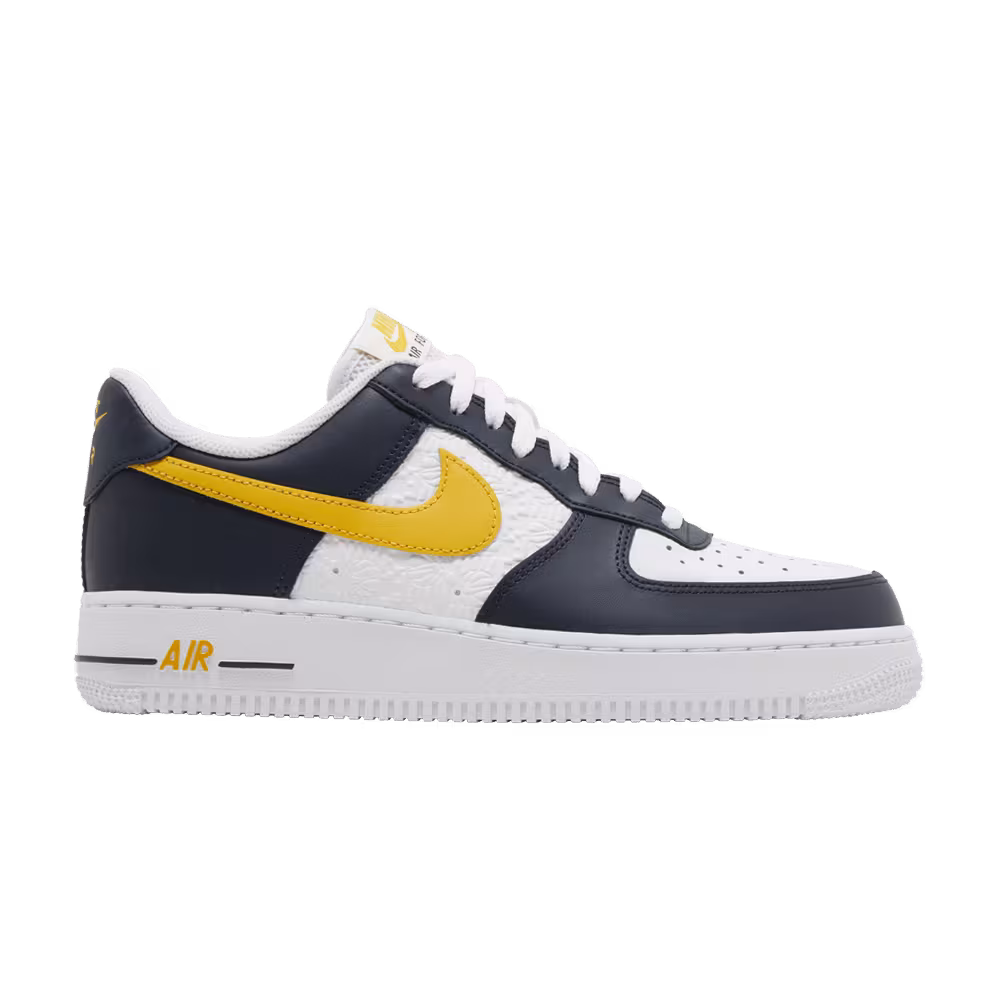 Nike Air Force 1 Embossed Hoops - Dark Obsidian