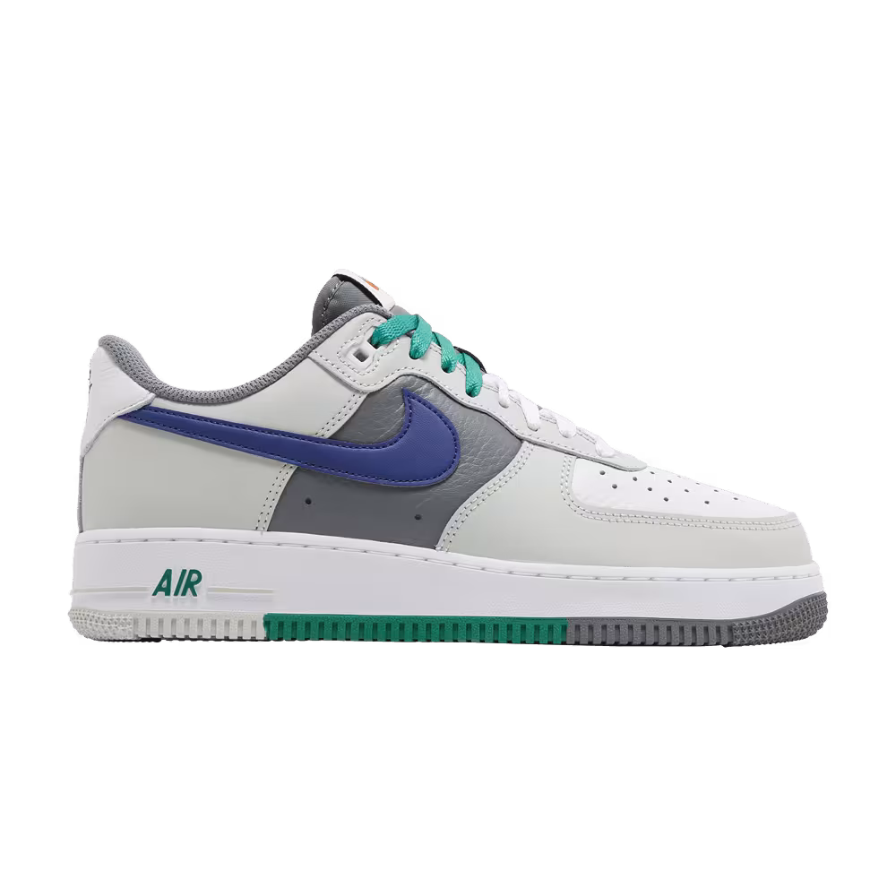 Nike Air Force 1 Split - Light Silver Deep Royal
