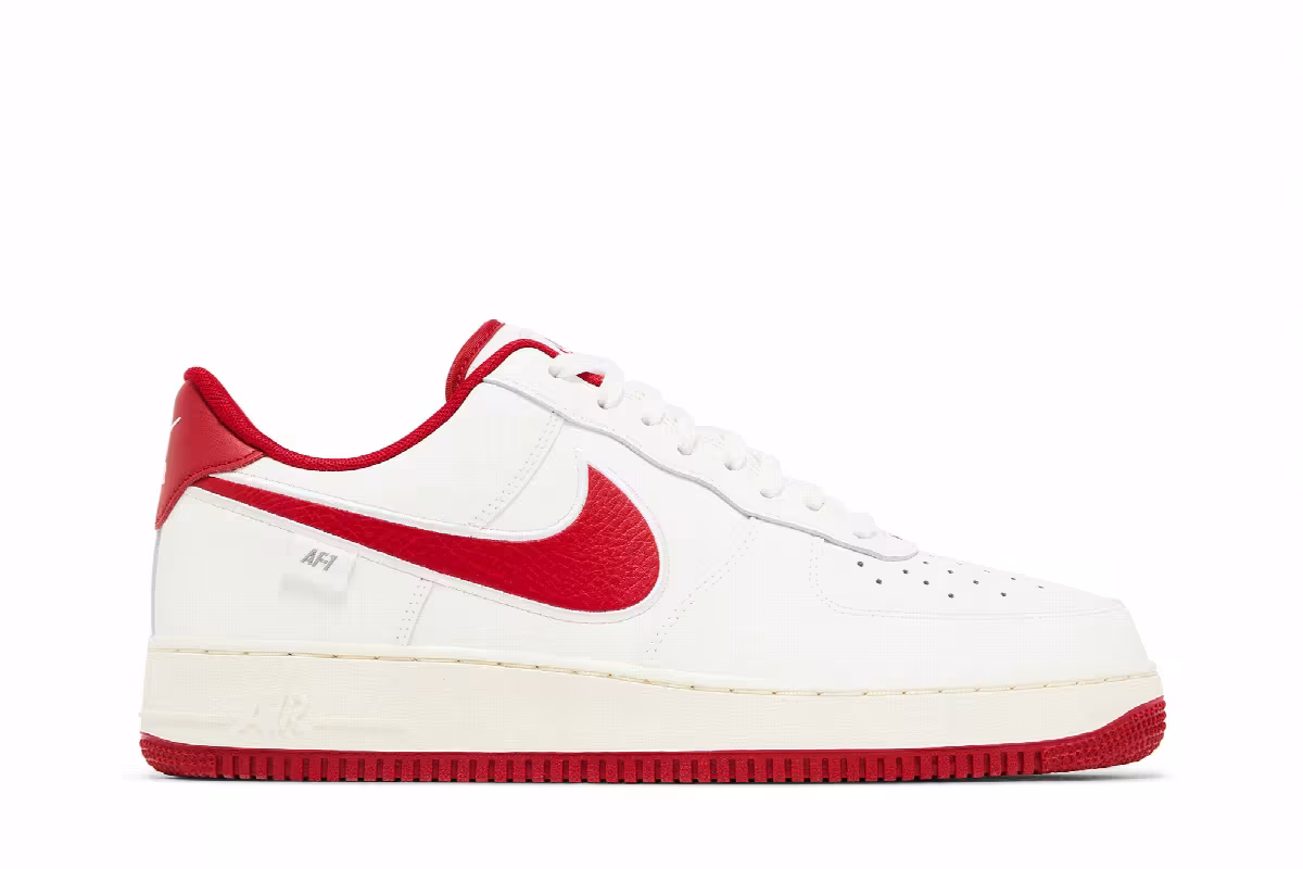 Nike Air Force 1 Sail Gym Red, view 2
