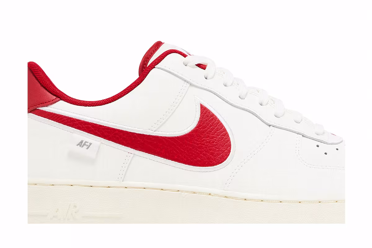 Nike Air Force 1 Sail Gym Red, view 3