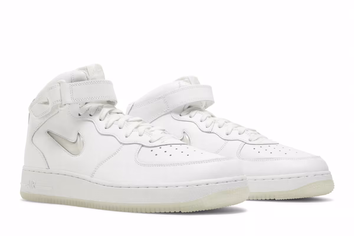 Nike Air Force 1 Mid Color of the Month - Summit White, view 9