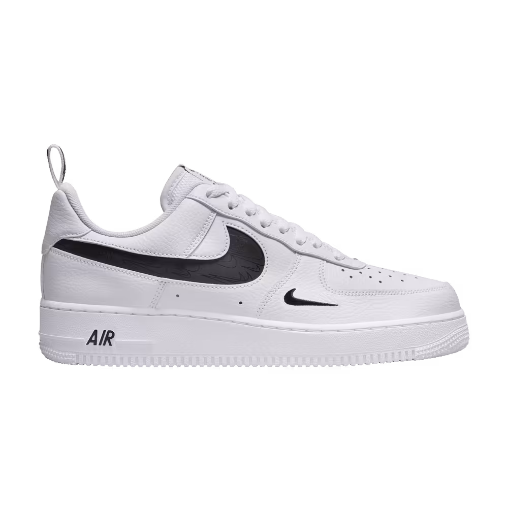 Nike Air Force 1 Reflective Swoosh - White Black