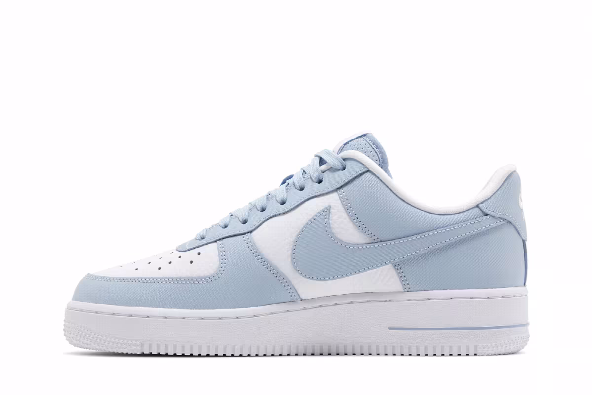 Nike Air Force 1 Light Armoury Blue White, view 4