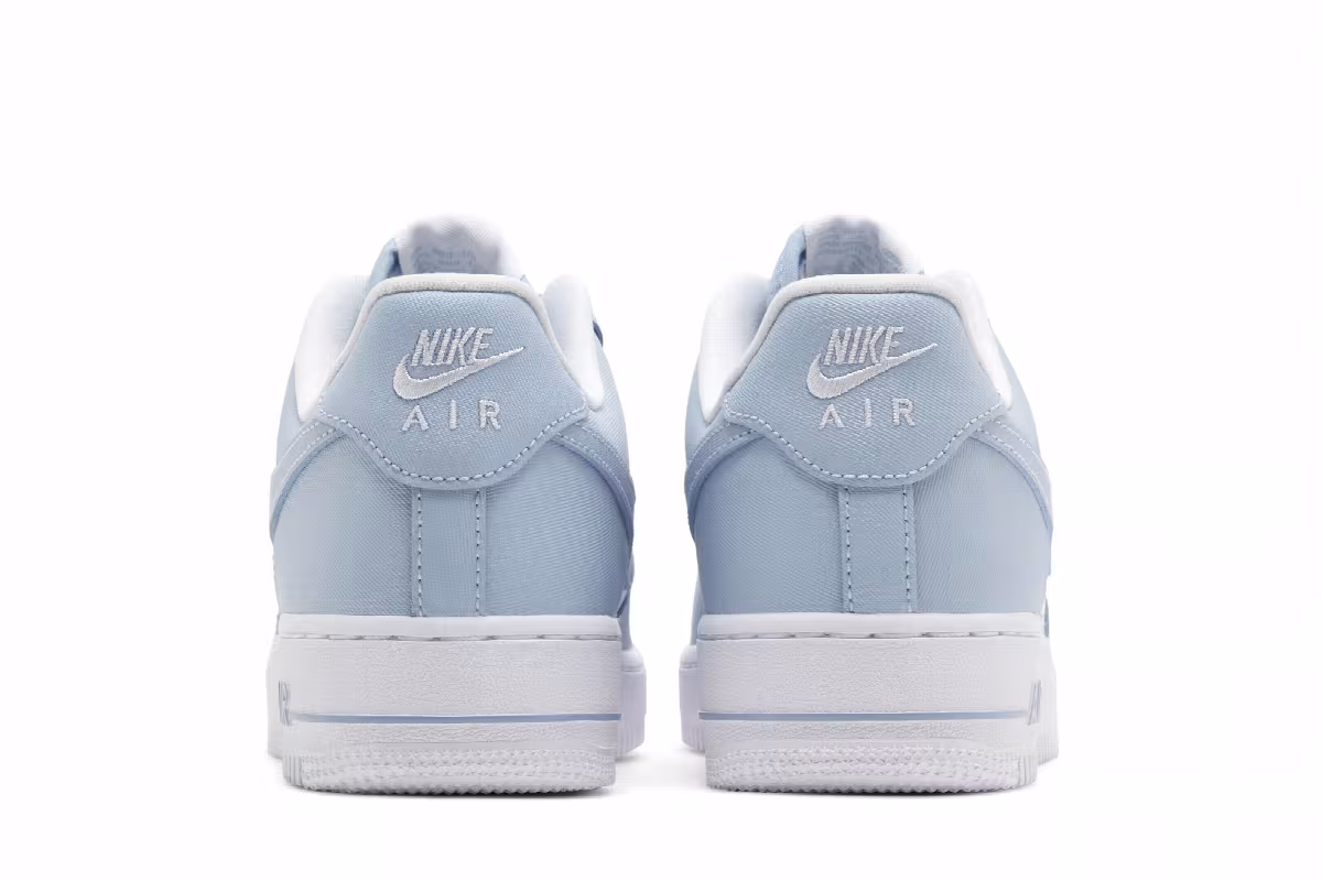 Nike Air Force 1 Light Armoury Blue White, view 7