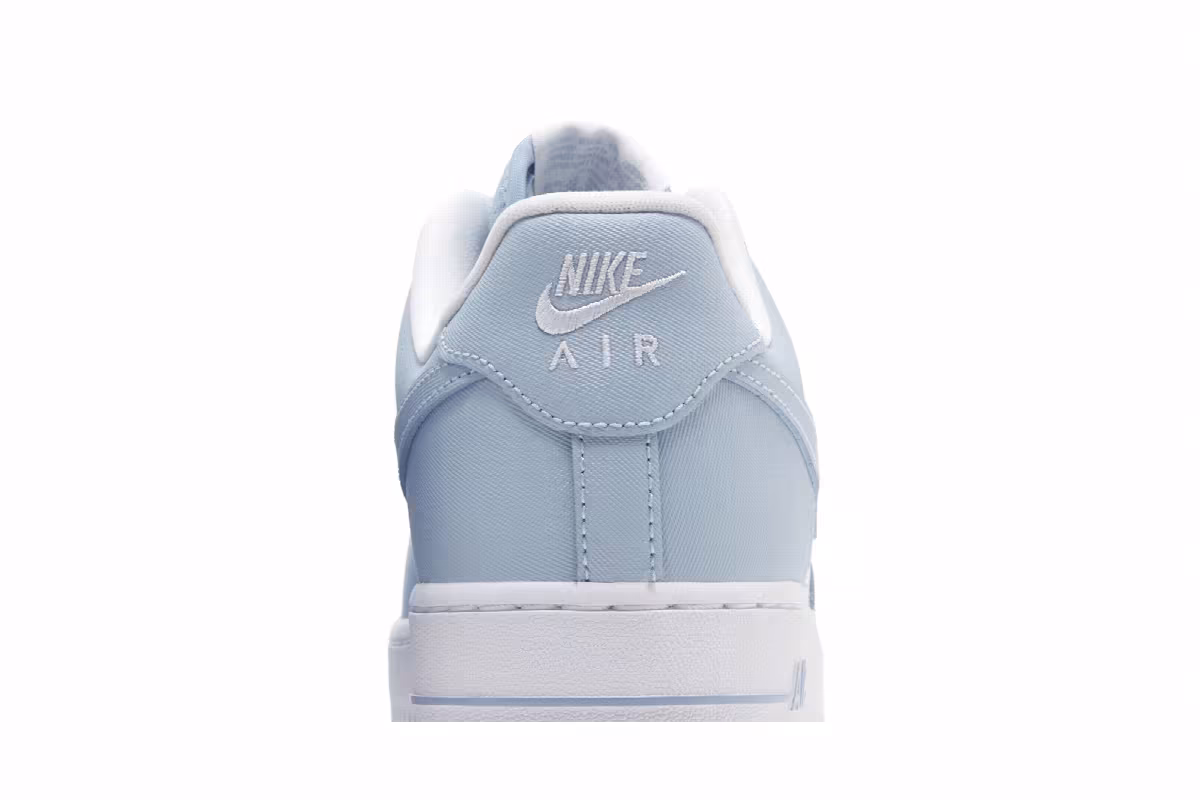 Nike Air Force 1 Light Armoury Blue White, view 8