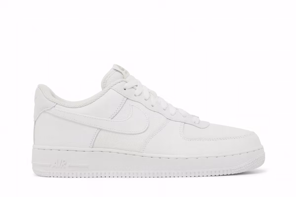 Nike Air Force 1 White Metallic Silver, view 2