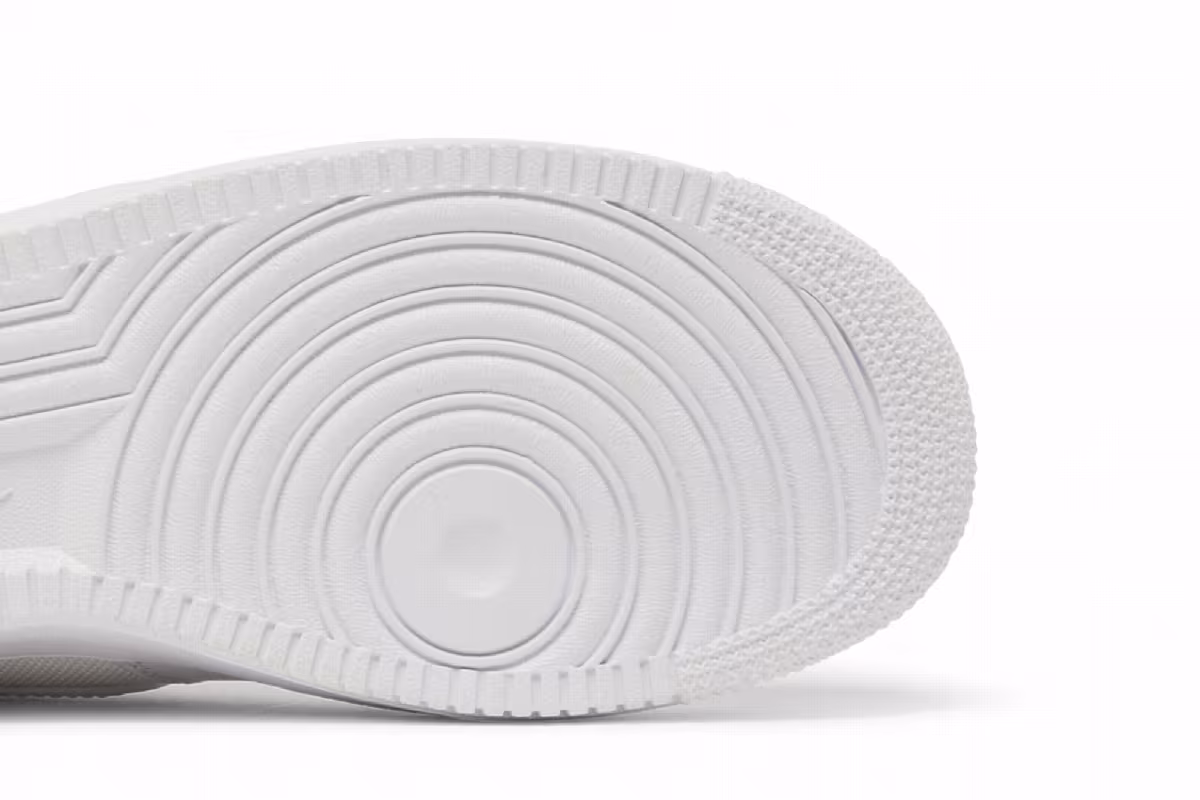 Nike Air Force 1 White Metallic Silver, view 6