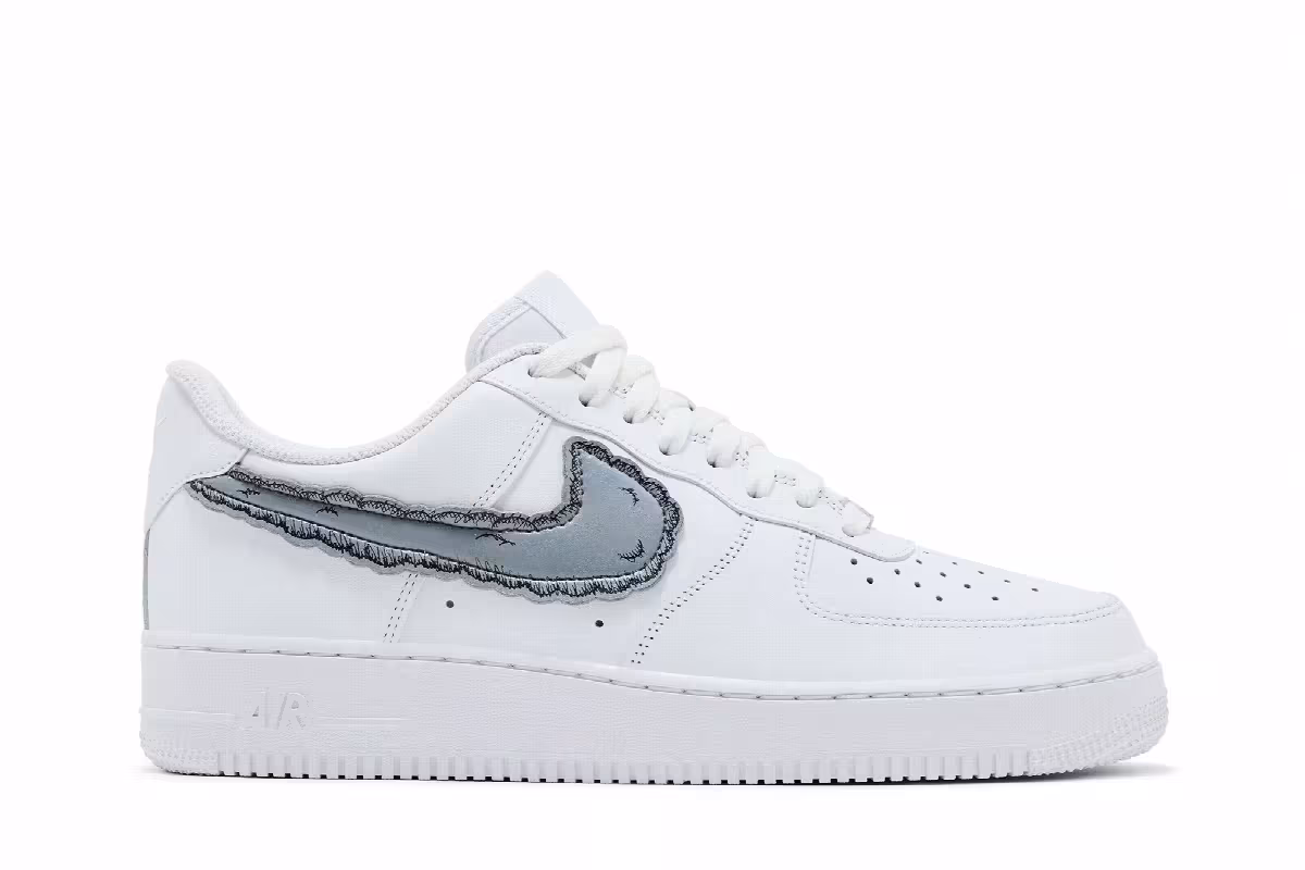 KAWS x Sky High Farm Workwear x Nike Air Force 1 White, view 2