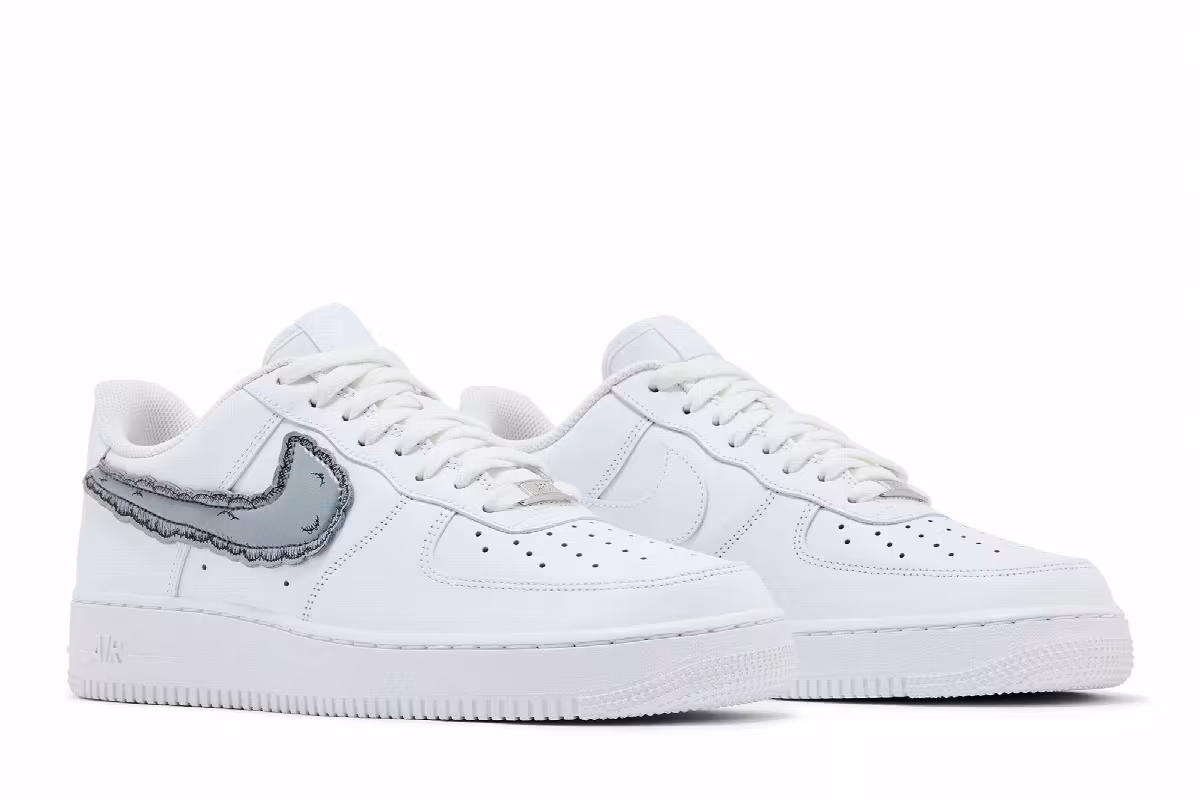 KAWS x Sky High Farm Workwear x Nike Air Force 1 White, view 9
