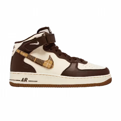 Nike Air Force 1 Mid 'Brown Plaid'