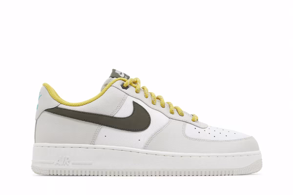Nike Air Force 1 Low Premium Light Bone Cargo Khaki, view 2
