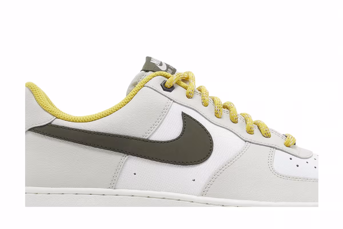 Nike Air Force 1 Low Premium Light Bone Cargo Khaki, view 3