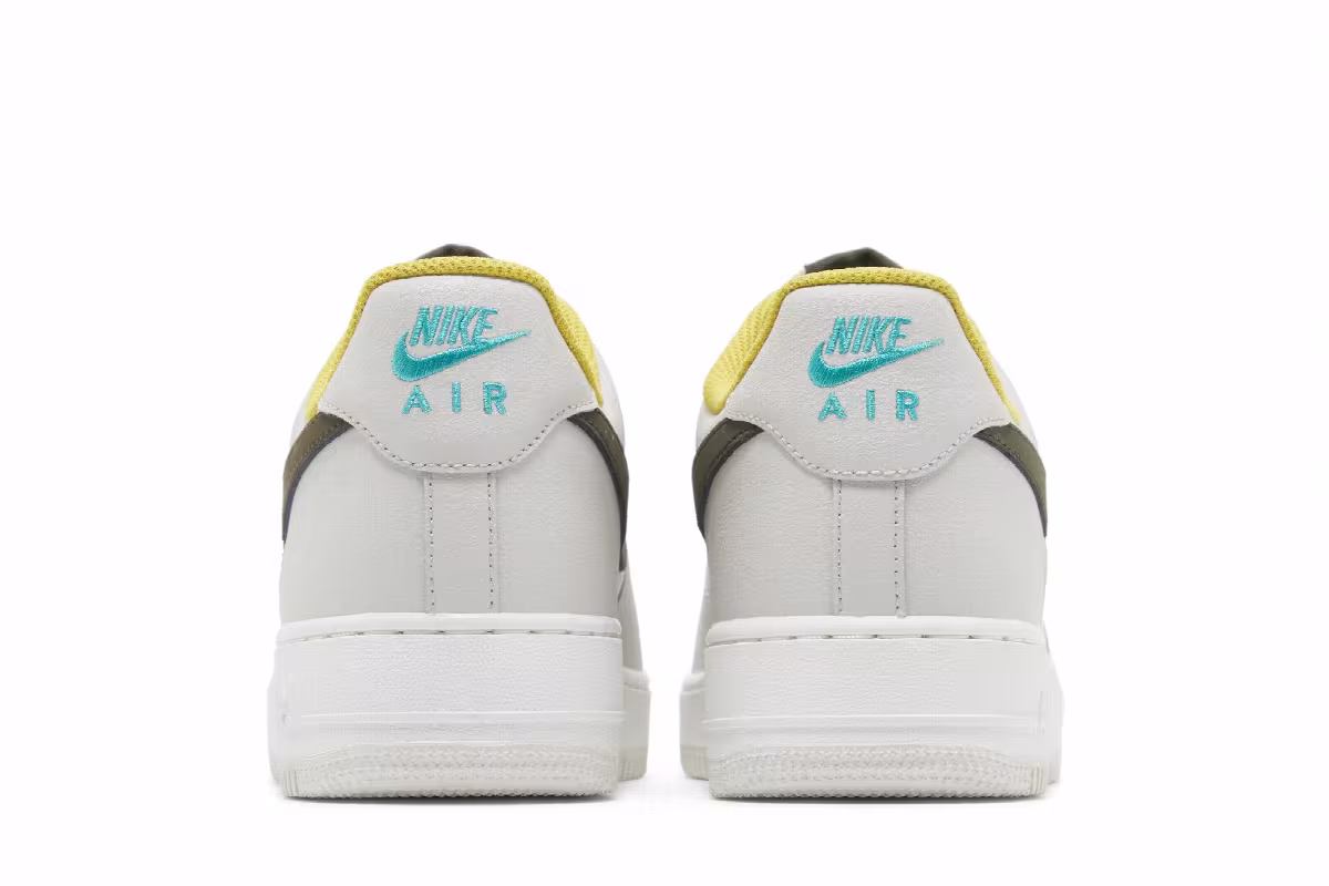 Nike Air Force 1 Low Premium Light Bone Cargo Khaki, view 7