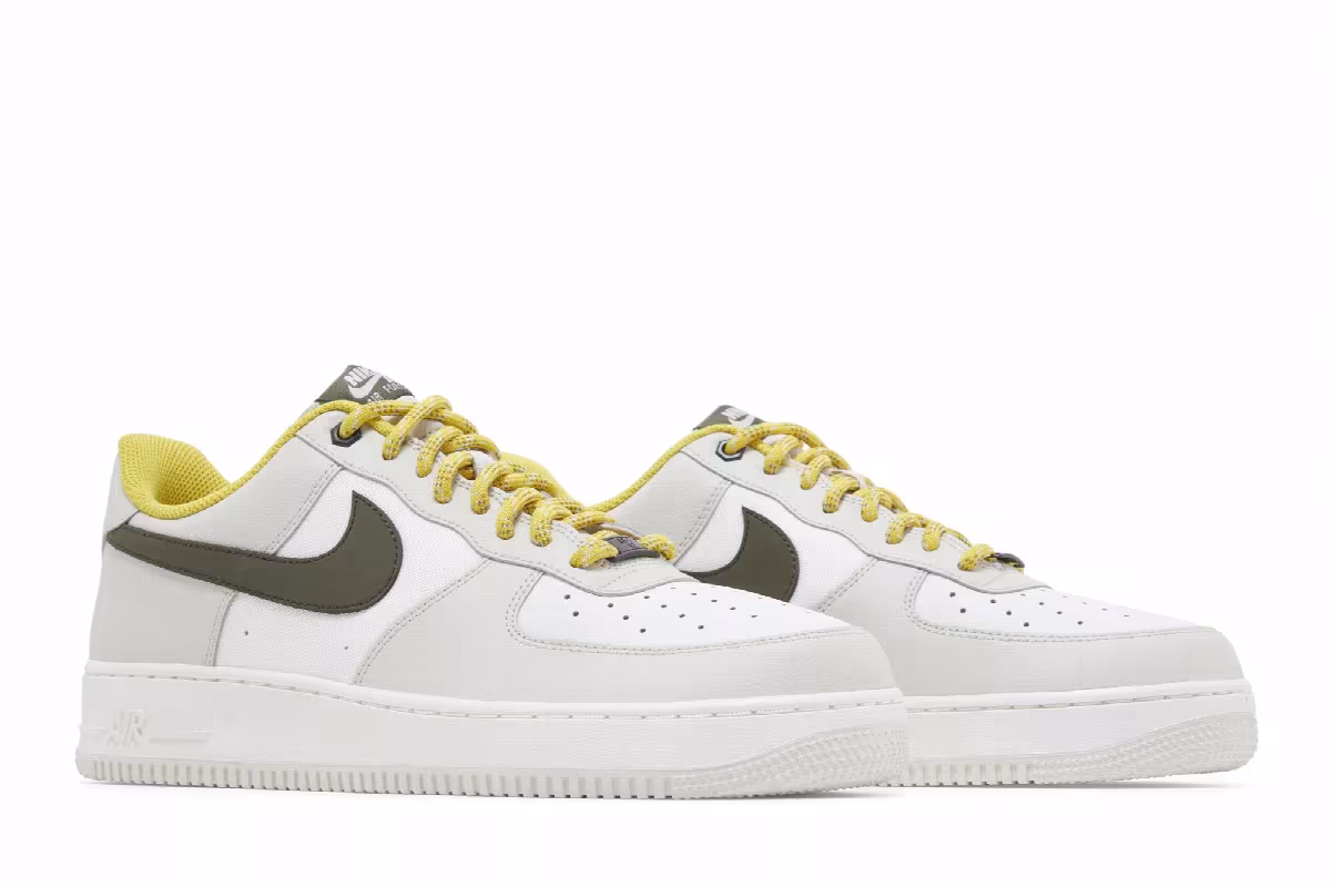 Nike Air Force 1 Low Premium Light Bone Cargo Khaki, view 9