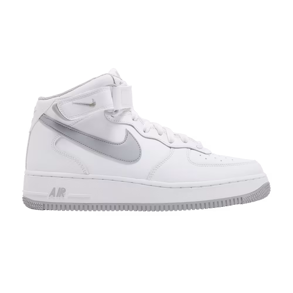 Nike Air Force 1 Mid White Wolf Grey