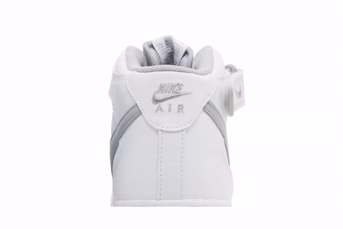 Nike Air Force 1 Mid White Wolf Grey, view 8
