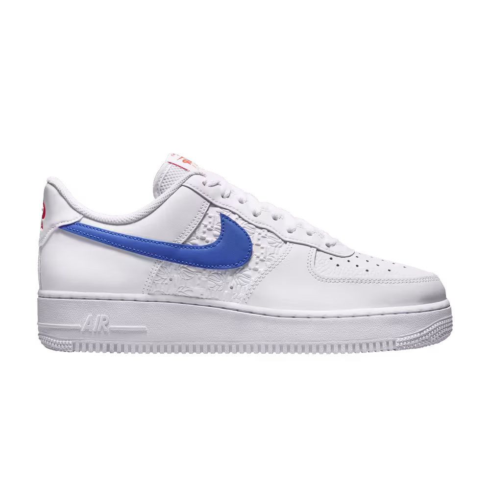 Nike Air Force 1 Embossed Hoops - Racer Blue