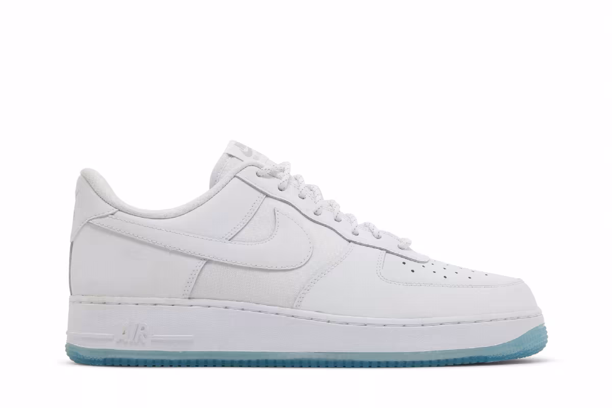 Nike Air Force 1 White Icy Blue, view 2