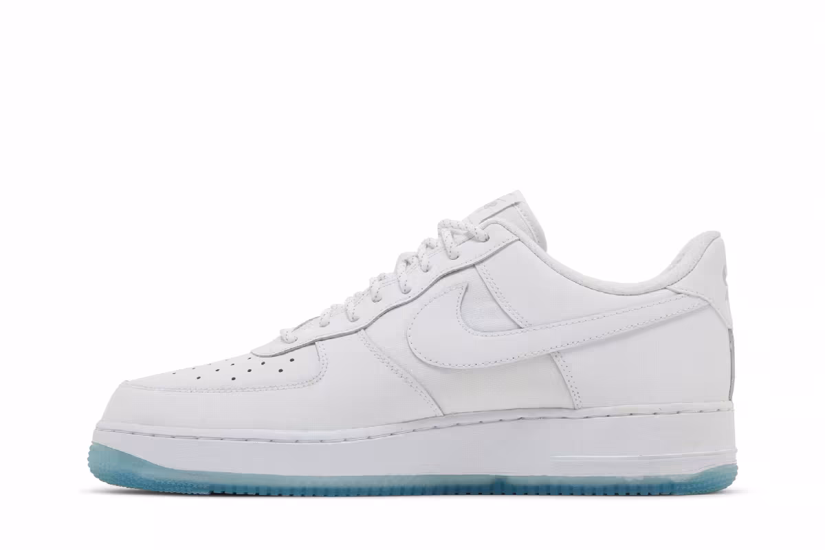 Nike Air Force 1 White Icy Blue, view 4