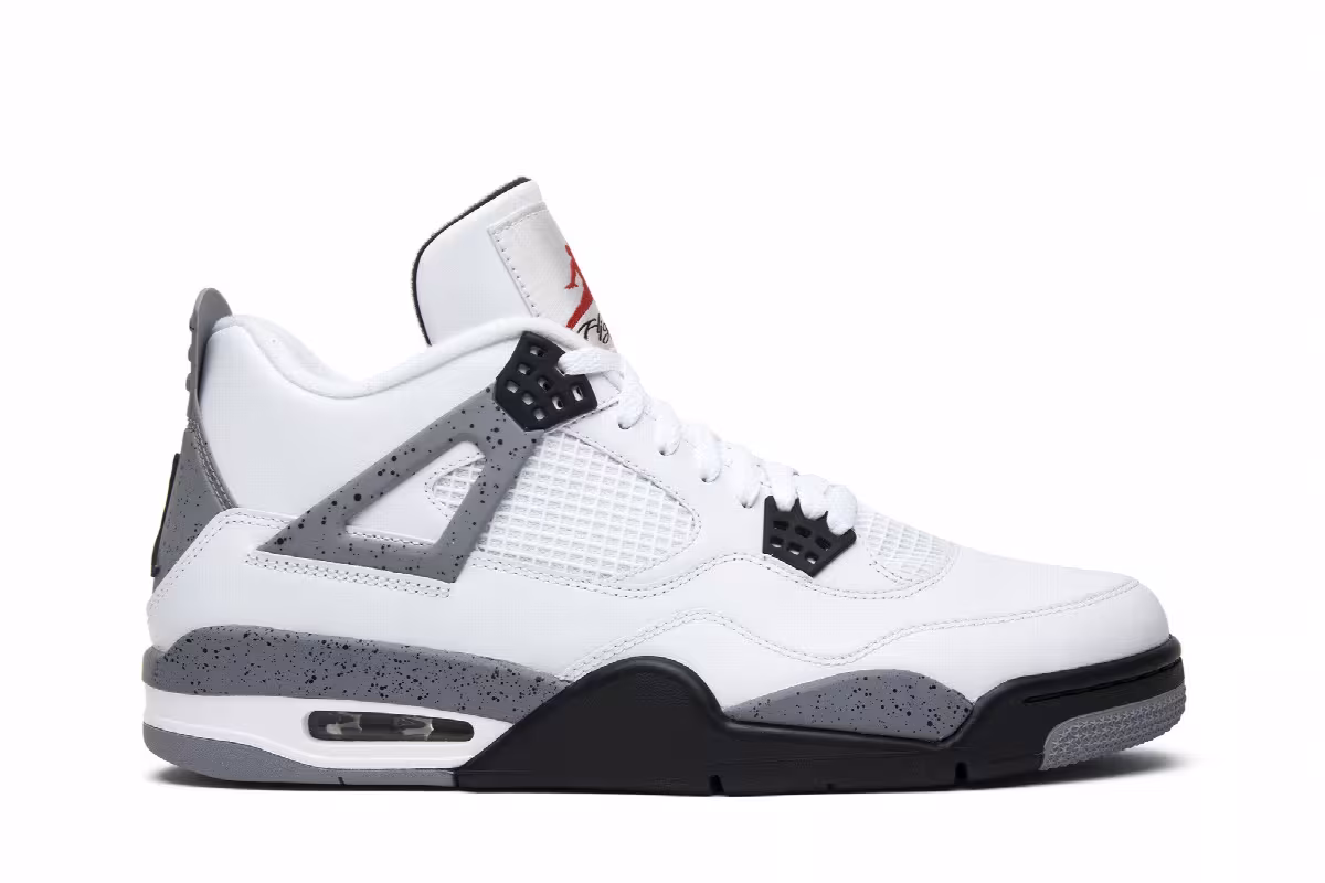 Air Jordan 4 White Cement 2012, view 2