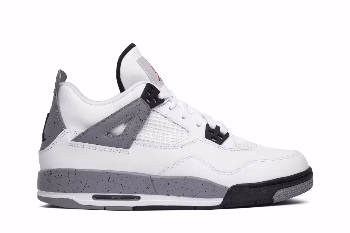 Air Jordan 4 GS White Cement 2012, view 2