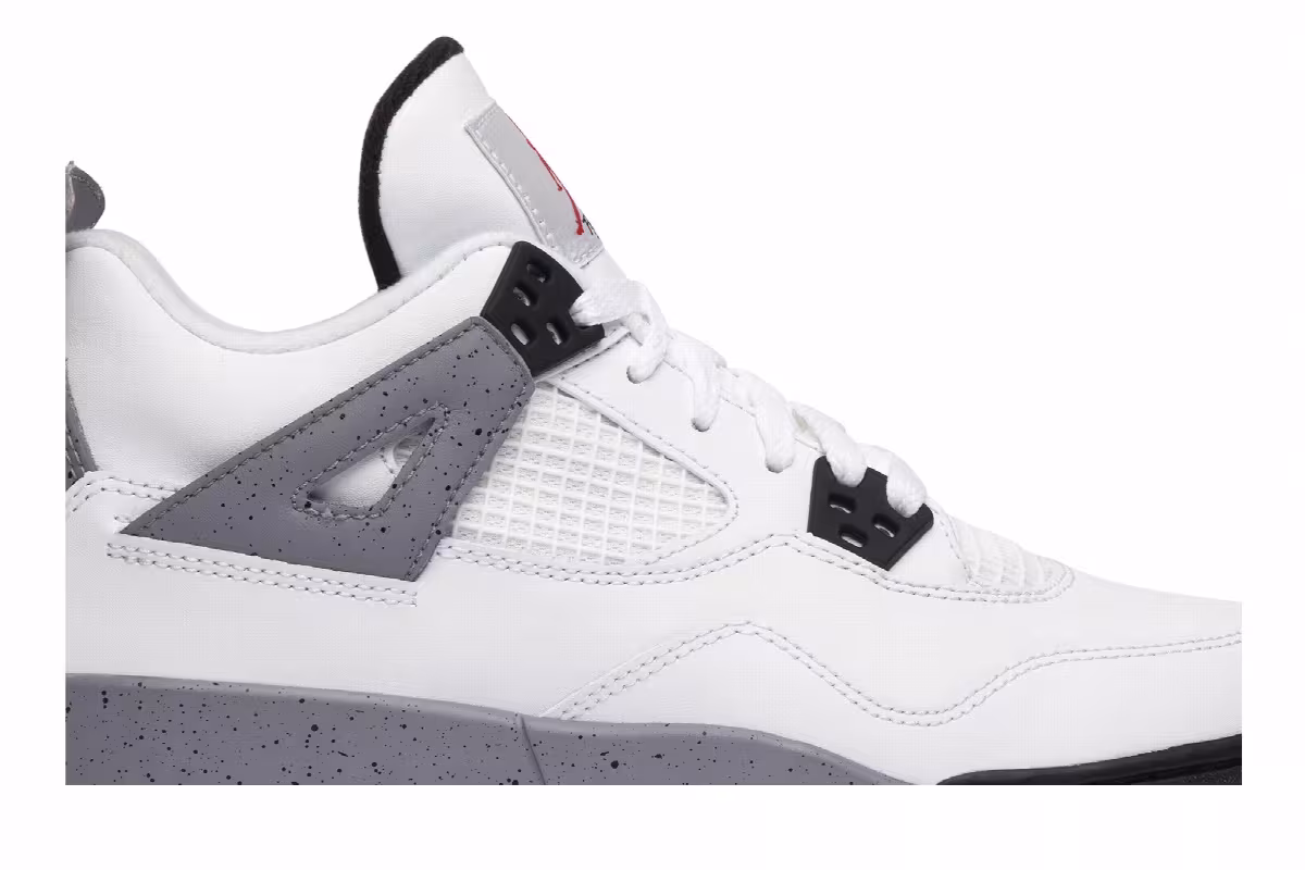 Air Jordan 4 GS White Cement 2012, view 3