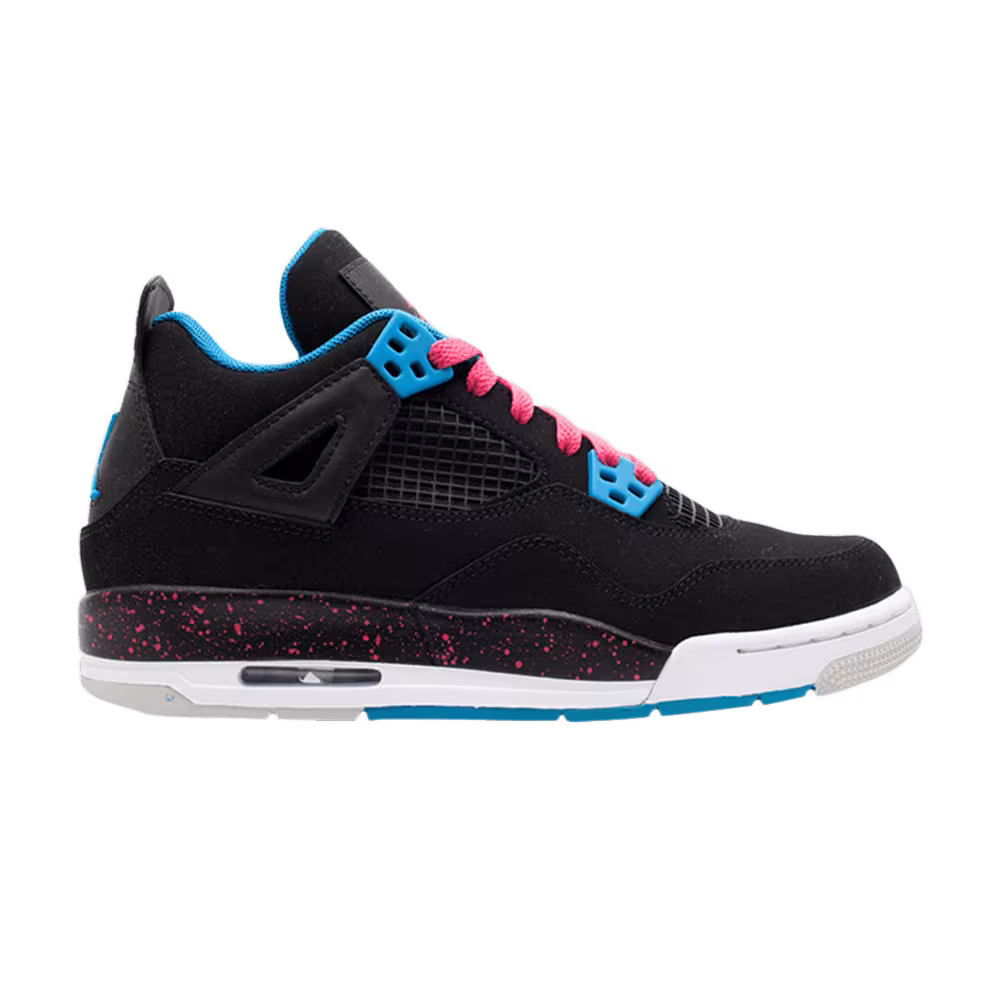 Air Jordan 4 GS Black Vivid Pink