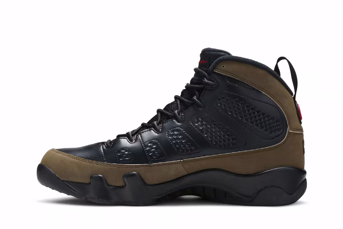 Air Jordan 9 Olive 2012, view 4