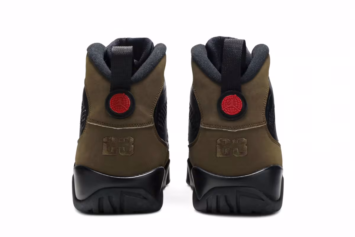 Air Jordan 9 Olive 2012, view 7