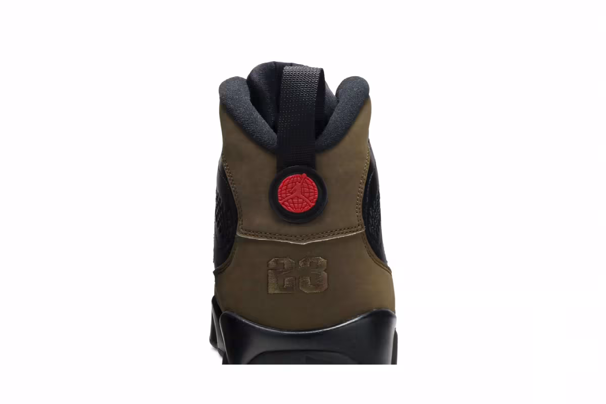 Air Jordan 9 Olive 2012, view 8