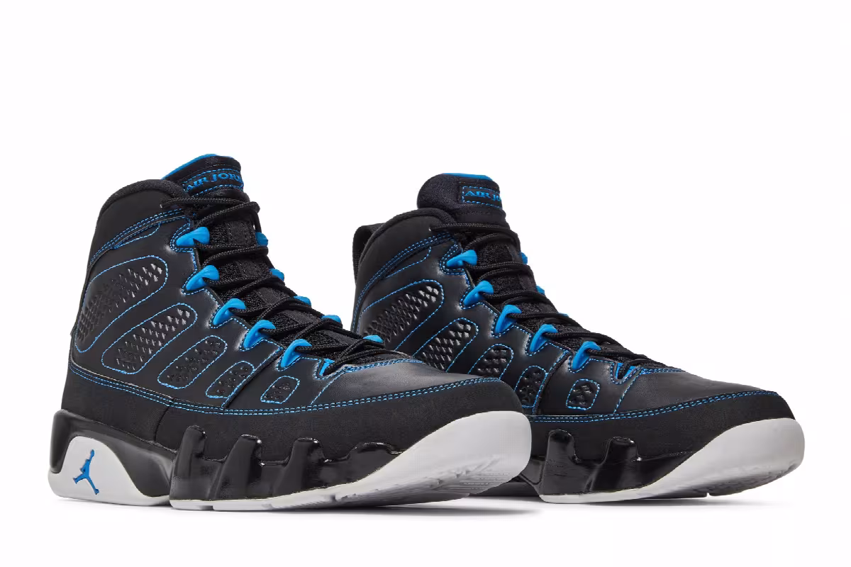 Air Jordan 9 Photo Blue, view 9