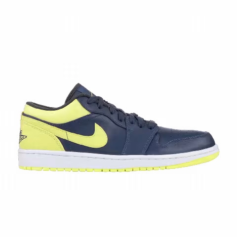 Air Jordan 1 Low 'Squadron Blue Electric Yellow'
