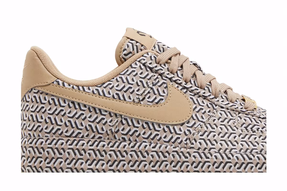 Nike Women's Air Force 1 LX United in Victory - Hemp, view 3