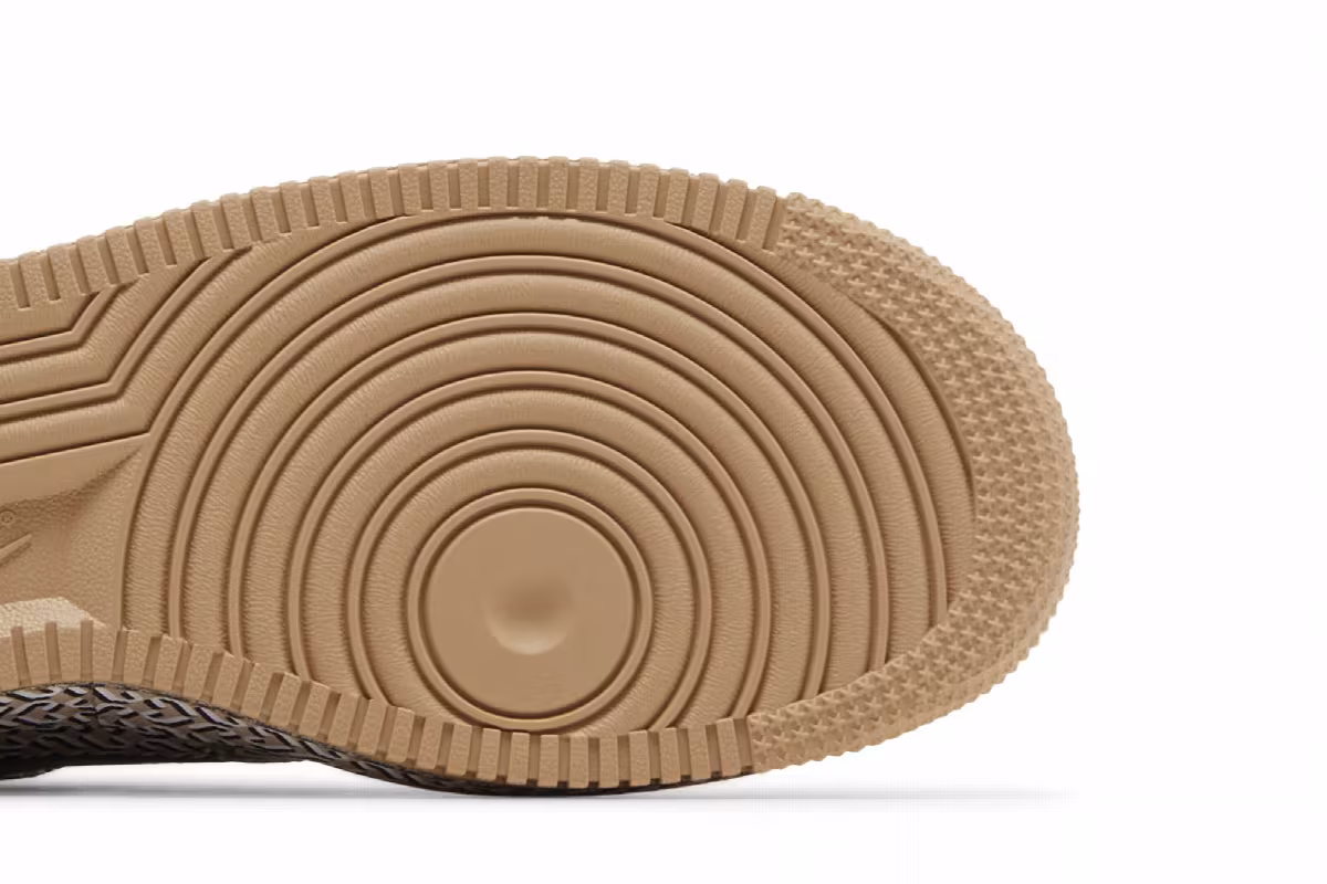 Nike Women's Air Force 1 LX United in Victory - Hemp, view 6