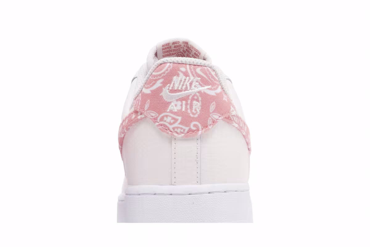 Nike Women's Air Force 1 Pink Paisley, view 8