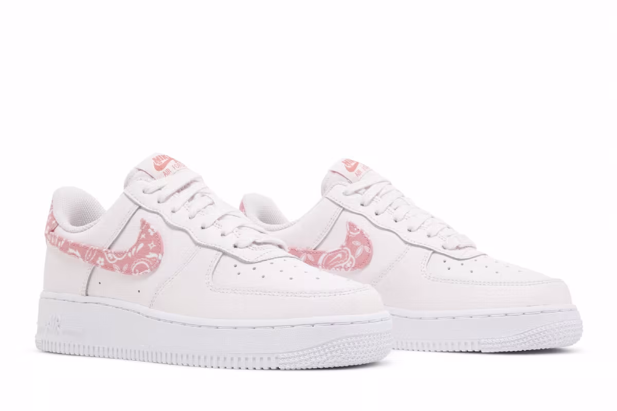 Nike Women's Air Force 1 Pink Paisley, view 9