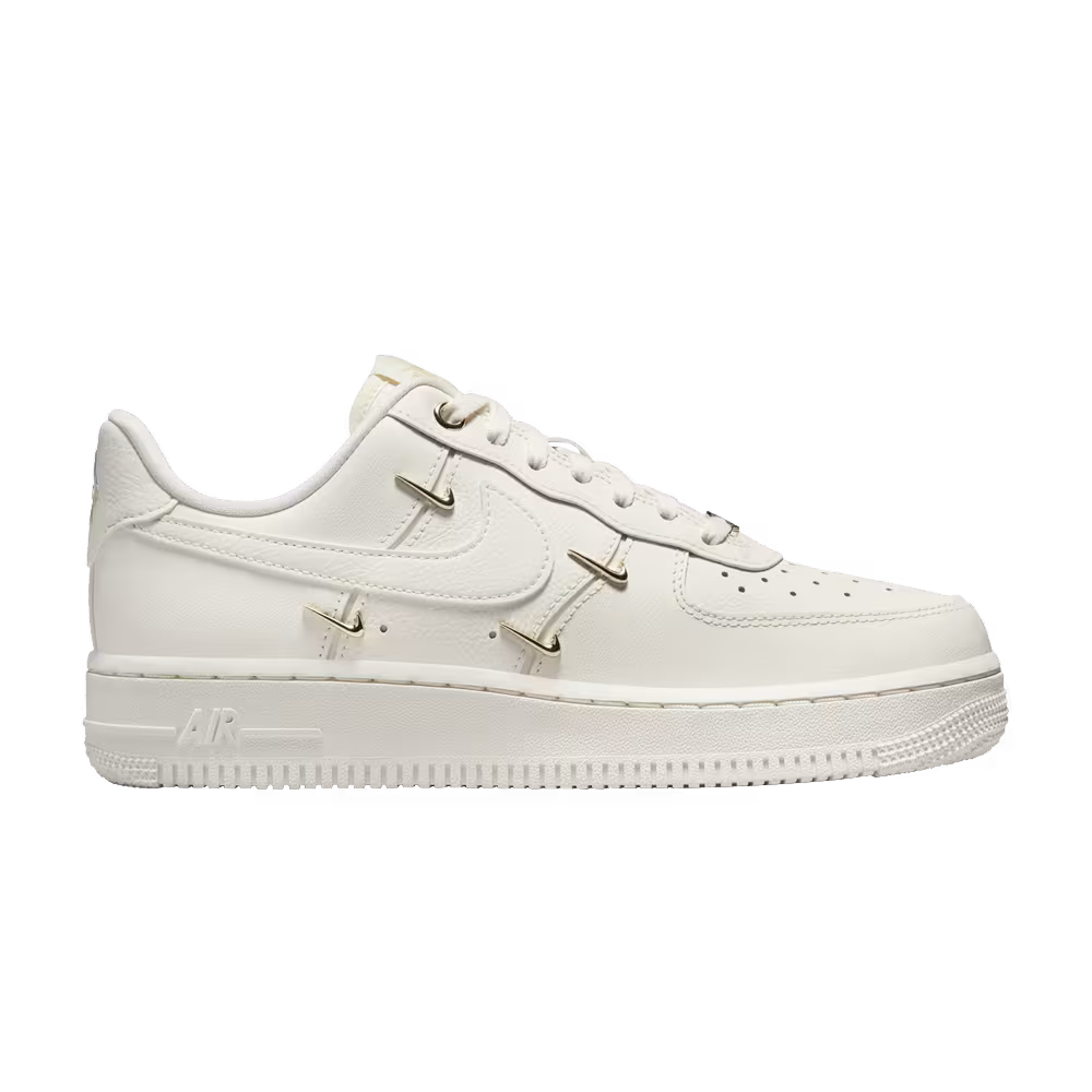 Nike Women's Air Force 1 Mini Swoosh - Metallic Gold