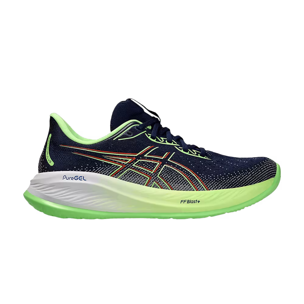 Asics Gel Cumulus 26 Limited Edition Extra Wide Blue Expanse Illuminate Green