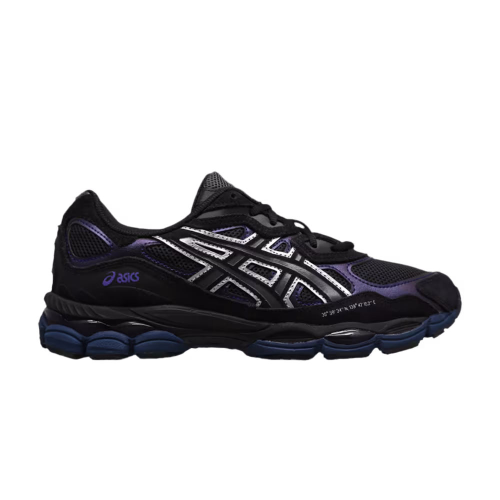 ASICS Gel NYC Black Graphite Grey Purple