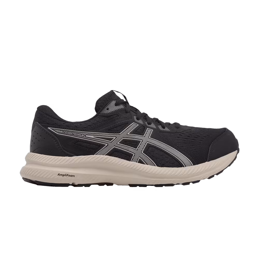 Asics Gel Contend 8 4E Wide Black Simply Taupe