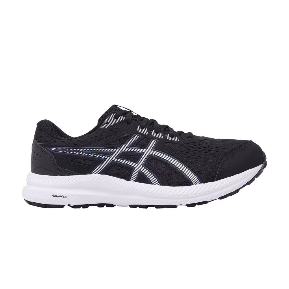 Asics Gel Contend 8 4E Wide Black Blue Expanse