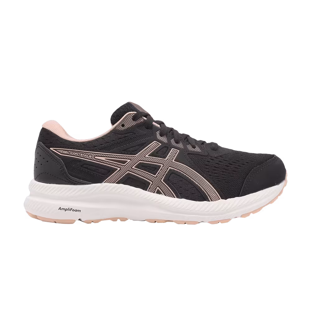Asics Women's Gel Contend 8 Wide Black Frosted Rose