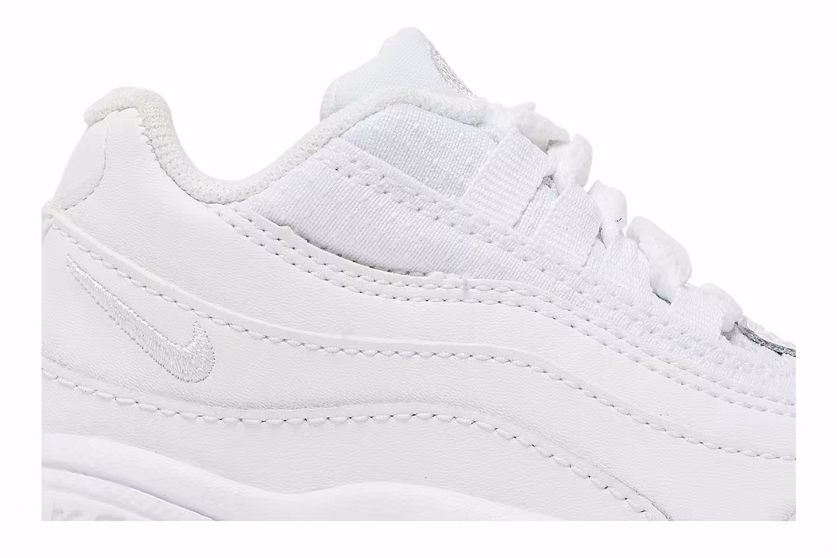 Nike Little Max 95 TD White Metallic Silver, view 3