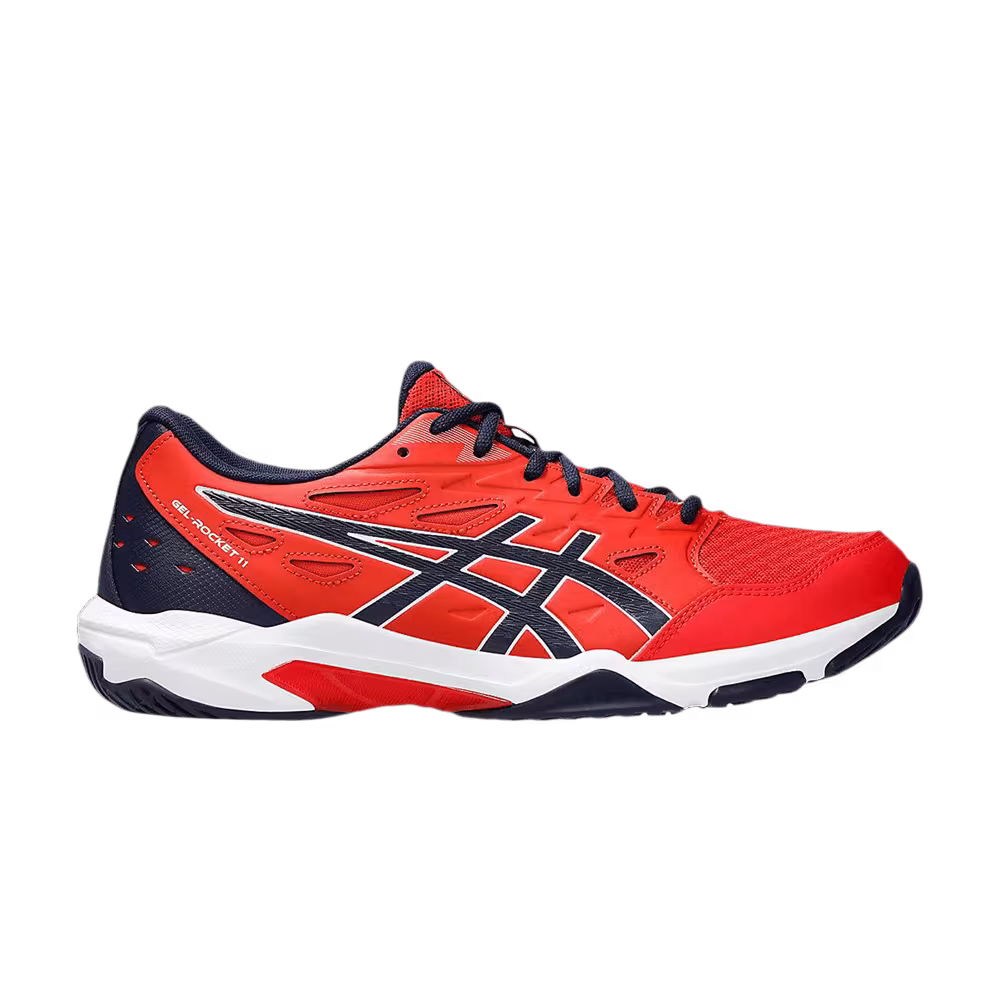 ASICS Gel Rocket 11 Fiery Red Peacoat